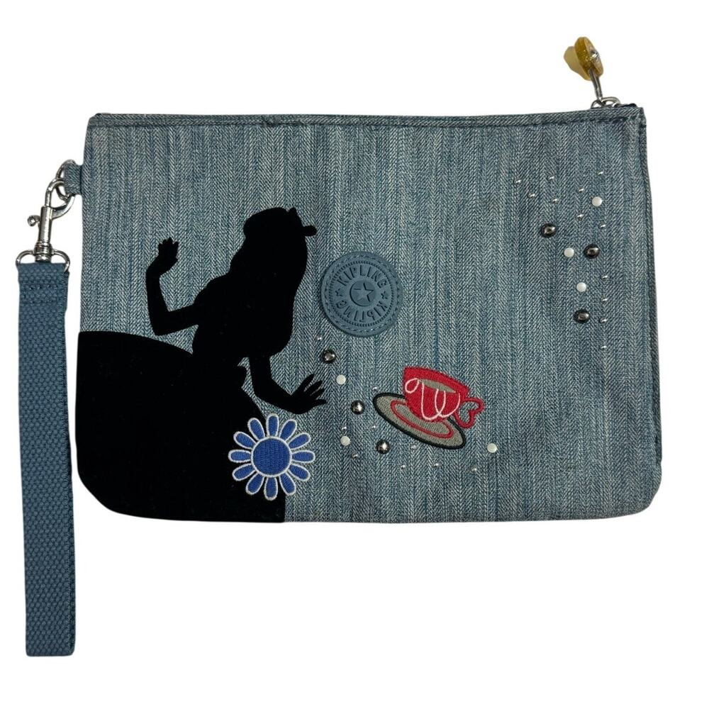 KIPLING Disney Alice In Wonderland Electronico Wristlet Pouch